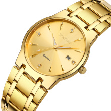 Hot selling Gold Quartz Custom Watch Brand Diamond Luxury for men Waterproof men wristwatches